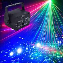 DJ Disco Projection Light, USB Powered, RGB Effect, With Remote Control And Sound Control Function, Suitable For Bar, KTV, Christmas, Halloween, Party, Birthday, Wedding And Small Gifts - Party Lights - View 2