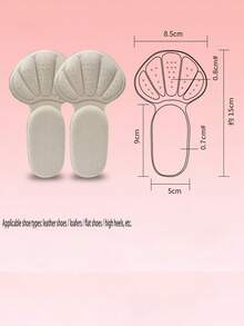 2/Pcs Soft TPE Anti-Slip Heel Pads, Breathable Shock Absorption, Height Adjustable, Trimmable, Comfortable To Wear. - A - View 6