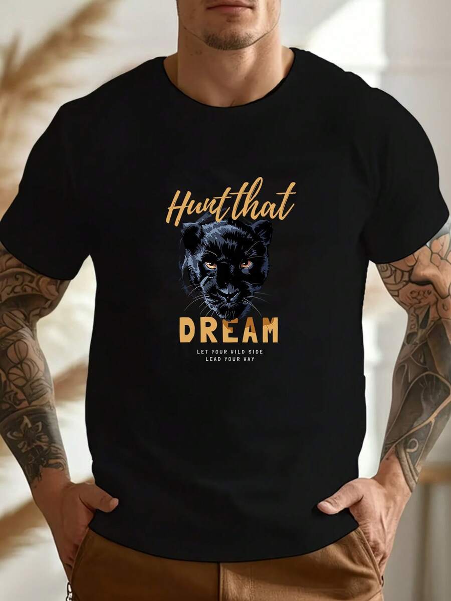 Men T-Shirts - Black - View 1