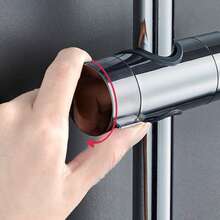 1pc Adjustable ABS Replacement Handheld Shower Head Slider Holder Bracket, Universal Shower Lift Rod Fixing Base - Mid-interval - View 8