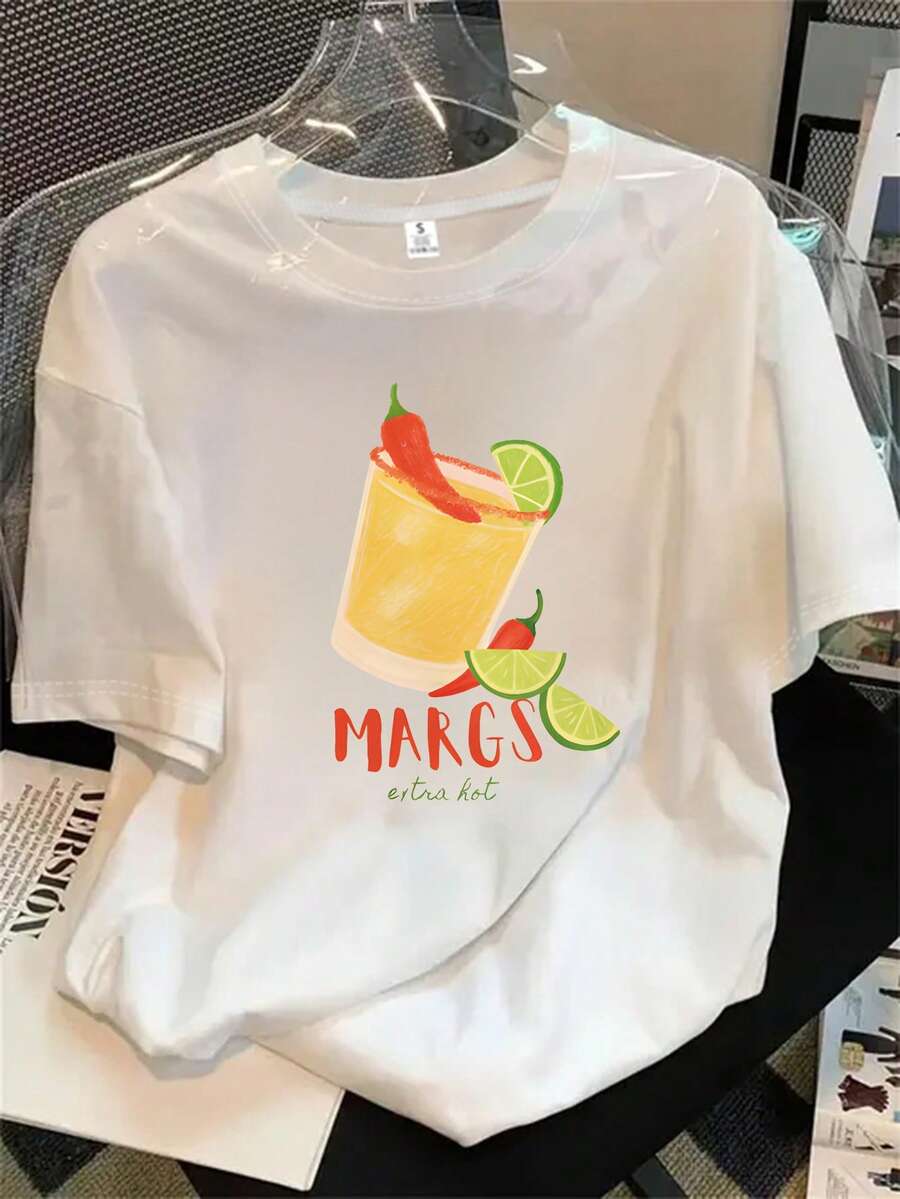Halloween Graphic T-Shirt - White - View 1