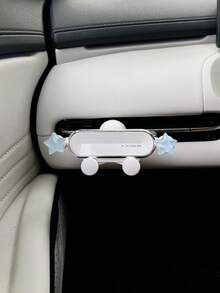 Cute Star Car Phone Holder Creative Car Vent Mount Navigation Support Bracket Gravity Sensing - Star - View 6