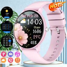 High-Definition Round Screen Smart Watch With Replaceable Strap, Fashion Digital Watch, Supports Calls And Music Control, Unisex Sports Watch - Multicolor - View 14