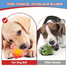 1pc Blue Green Pink Transparent High Elastic Dog Toy Ball With Built-In Tennis Ball Squeaker, Durable Bite-Resistant Interactive Pet Play Toy - Multicolor - View 6
