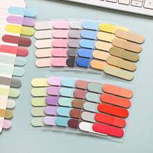 100pcs Transparent Self-Adhesive Sticky Notes Bookmarks, Reusable For Book Annotation And Reading, Cute Transparent Labels Stationery - one-size - View 17