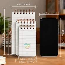 1pc/3pcs, 200/240/280 trang, Sổ tay lật "Dream Of The Start", bìa PP trong suốt, sổ lò xo bỏ túi, thiết kế khắc laser, nhật ký, sổ lập kế hoạch di động, 3 kiểu trang trong khác nhau, ghi chú, lớp học, cuộc họp, ghi chép du lịch, quà tặng hoàn hảo - Nhiều phong cách - Xem 2