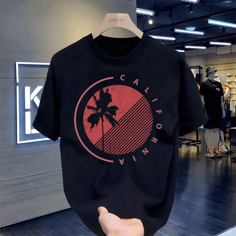Men T-Shirts - Black - View 1