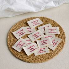 Fabric Labels - DIY Clothing Labels, Apparel Labels, Washable Textile Labels, Suitable For Garments, Doll Clothes And Handicrafts - Khaki - View 6