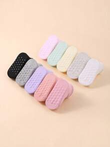 10 Pairs Random Infant Ankle Socks, Suitable For Baby, Non-Slip Design, Baby Socks, Newborn Socks, Toddler Socks, Infant Socks, Party Favors For Kids - Multicolor - View 7