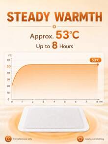 7/14/25pcs Self-Heating Warm Patches, Fast Heating, Long-Lasting Warmth, Suitable For Outdoor And Daily Use, Iron Powder Material, No Battery Required - Warm Patch - View 6