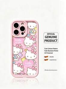 Miniso Funda de teléfono rosa Sanrio, funda de teléfono de moda de verano, funda de teléfono de regalo para vacaciones, antideslizante, a prueba de caídas, a prueba de huellas dactilares, compatible con Apple 17 17 Air 17Pro 17ProMax 11 12 13 14 15 16Pro 16ProMax 14Plus 15Plus 16Plus 16Pro 16ProMax XR, funda de teléfono para mujer - Rosa 1 - Ver 1