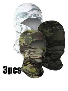 1/2/3pcs Unisex Balaclava Face Mask, Suitable For Daily Use, Outdoor Activities Like Hiking, Cycling - Style K - View 20