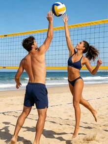 5# Standard Volleyball, Soft PU Material Beach Volleyball, Suitable For Indoor And Outdoor Training, Casual Sports Ball For Adults, Teenagers And Beginners - Multicolor - View 8