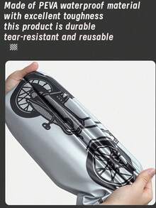 Universal Heavy Duty Vehicle Cover, Waterproof Rainproof UV Protection Cover, Durable Fabric Protective Cover, Suitable For Bicycles, Electric Bicycles, Motorcycles, Scooters, Suitable For All-Weather Outdoor And Garage Use. - Multicolor - View 7