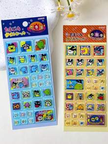 3D/DIY Stickers, Interchangeable 3D Embossed Fun Stickers, Transparent Embossed Creative Sticker Book, Diamond Gem Crystal Children's Handmade Decoration Stickers, Christmas/Thanksgiving Children's Birthday Gift - Multicolor - View 7