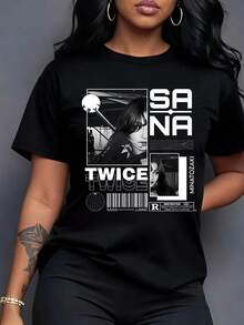 Women T-Shirts - Black - View 2