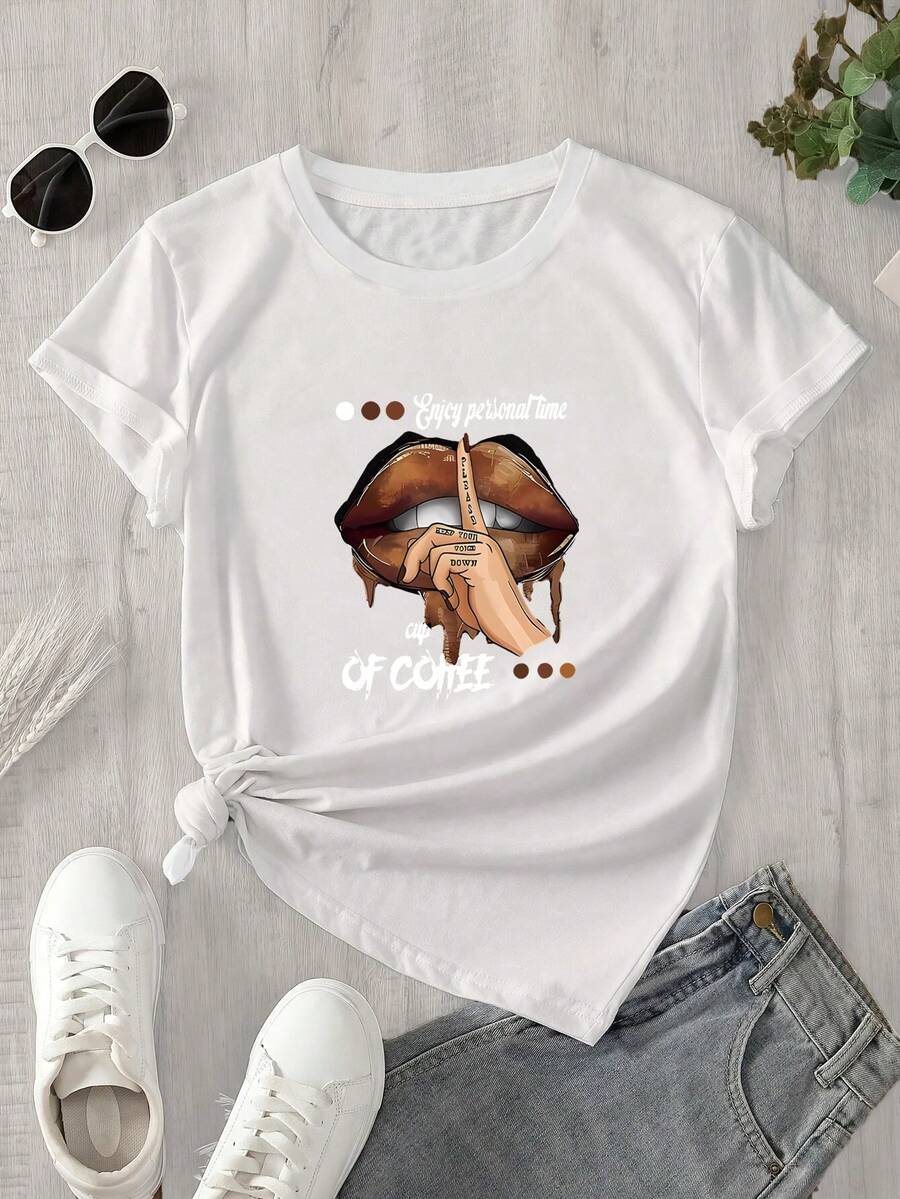 Halloween Graphic T-Shirt - White - View 1