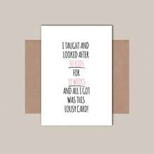 6pcs/1pc Funny Teacher Appreciation Cards Bulk, Cute Sarcastic Thank You Greeting Cards Pack With Envelopes, Minimalist End Of School Year Graduate Gift For Men Women Teachers, Mr Mrs Jones Personalized End Of School Year Teacher Gifts Card, Funny Handlettering Thank You Cards For Best English Teacher, Cute Gag Greeting Cards From Students Kids - View 5