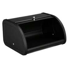 Sliding Lid Bread Box For Dust Protection, High-End Storage Box For Living Room And Dormitory, Flip-Top Storage Box For Halloween Decorations And Gifts. - Black - View 5