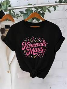 Women T-Shirts - Black - View 1
