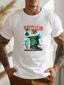 Men T-Shirts - White - View 1