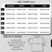 Short-Sleeved T-Shirt With Heart Print - 黑色 - 查看 5