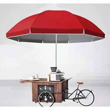 Outdoor Parasol, Stand And Base - Rojo - View 1