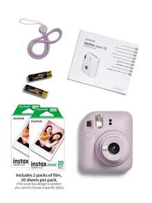 FujiFilm Cámara instantánea Instax Mini12 | Disparo instantáneo, sistema de exposición automática, corrección de paralaje, cuerpo portátil de 306 g, lente giratoria para cambiar de modo, recarga de flash en 7 segundos, fácil de usar para principiantes. Cámara instantánea Mini12. - Ver 25