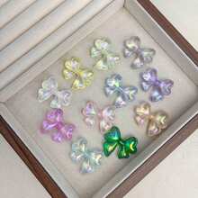 Acrylic Transparent UV Color Fat Bow Bead DIY Jewelry Mobile Phone Chain Keychain Production Accessories Materials - Multicolor - View 2