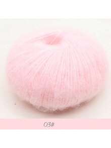 1件裝奢華針織鉤編毛線套組，羊絨般柔軟毛線，適合秋季、聖誕節、萬聖節居家裝飾，DIY針織毛衣圍巾，手工編織毛線球袋，自製DIY - A - 查看 21