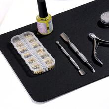 可折疊美甲桌墊，防水PU皮革美甲桌墊，美甲師沙龍與居家用防滑保護墊，便攜且易清潔 (, 30x24cm) - 彩色 - 查看 9