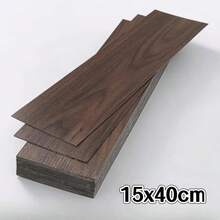 Wood Grain Self-Adhesive Flooring 40x15cm Thickened Wallpapers Home Decor For Floor Renovation In Living Rooms, Bedrooms,Kitchen - A - View 1
