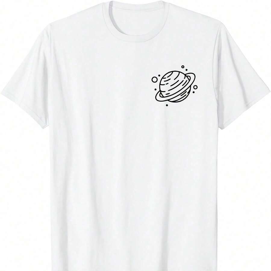 LXF2026 Cute And Simple Gift T-Shirt With Star And Galaxy Design. This 220-Gram T-Shirt Is A Universal Base For Men And Women, Providing Real Comfort And Excellent Durability. The Design Is Suitable For All Types Of Users, Regardless Of Gender Or Style. It Uses High-Quality, Wear-Resistant Fabrics, Suitable For Any Everyday Wear, With A Soft Feel And Durability. Excellent Ventilation And Comfort, Exclusive To Women, Perfect For Fall And Winter, Formal Wear, Or Festive Themed Outfits. A Variety Of Items To Meet The Needs Of Various Occasions. XIAM - 白色 - 查看 1