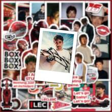 64入 LEC-LERC/HAM-ILITION 貼紙，F1 貼紙，16入貼紙，賽車貼紙，貼花貼紙，手機殼貼紙，頭盔貼紙，汽車貼紙，剪貼簿DIY裝飾貼紙，水壺裝飾貼紙，霧面貼花貼紙，禮品包裝袋貼紙，生日派對裝飾貼紙 - 彩色 - 查看 4