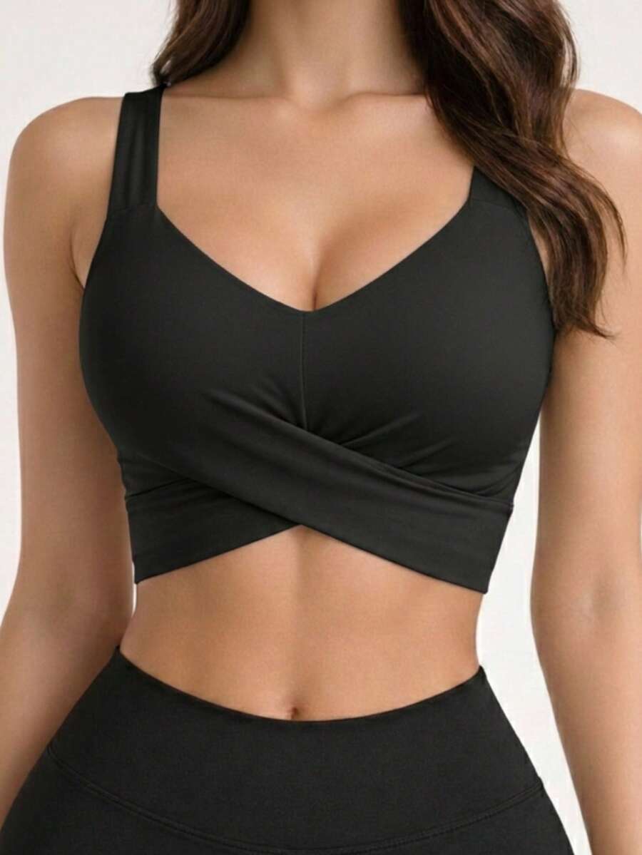 Women's Cropped Top In Spandex With Padded Cups, Super Comfortable, Summer Fashion. - Por lo tanto 2 - Ver 1