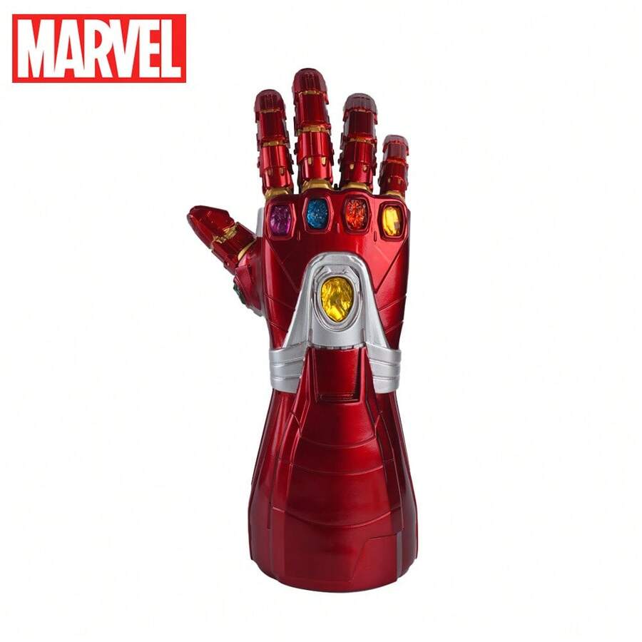Monogram Marvel 漫威官方授權鋼鐵人奈米手套造型存錢罐,可作硬幣收納盒、家居裝飾、桌面收納盒、儲蓄罐,鋼鐵人無限手套主題禮品,1個裝 - MN-69117 - 查看 1