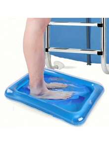 1pc Blue Portable Foldable Swimming Pool Cleaning Basin, Essential Maintenance For Above Ground Pools. Suitable For Garden Layout, Fan Accessories, Soft Rubber Decor, Holiday Essentials And Fashion Room Decor. - Multicolor - View 11