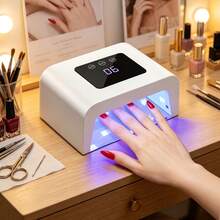 Professional UV LED Nail Lamp With LCD Touch Screen And 3 Timer Settings, 15 LED Beads Nail Tool - Multicolor - View 8