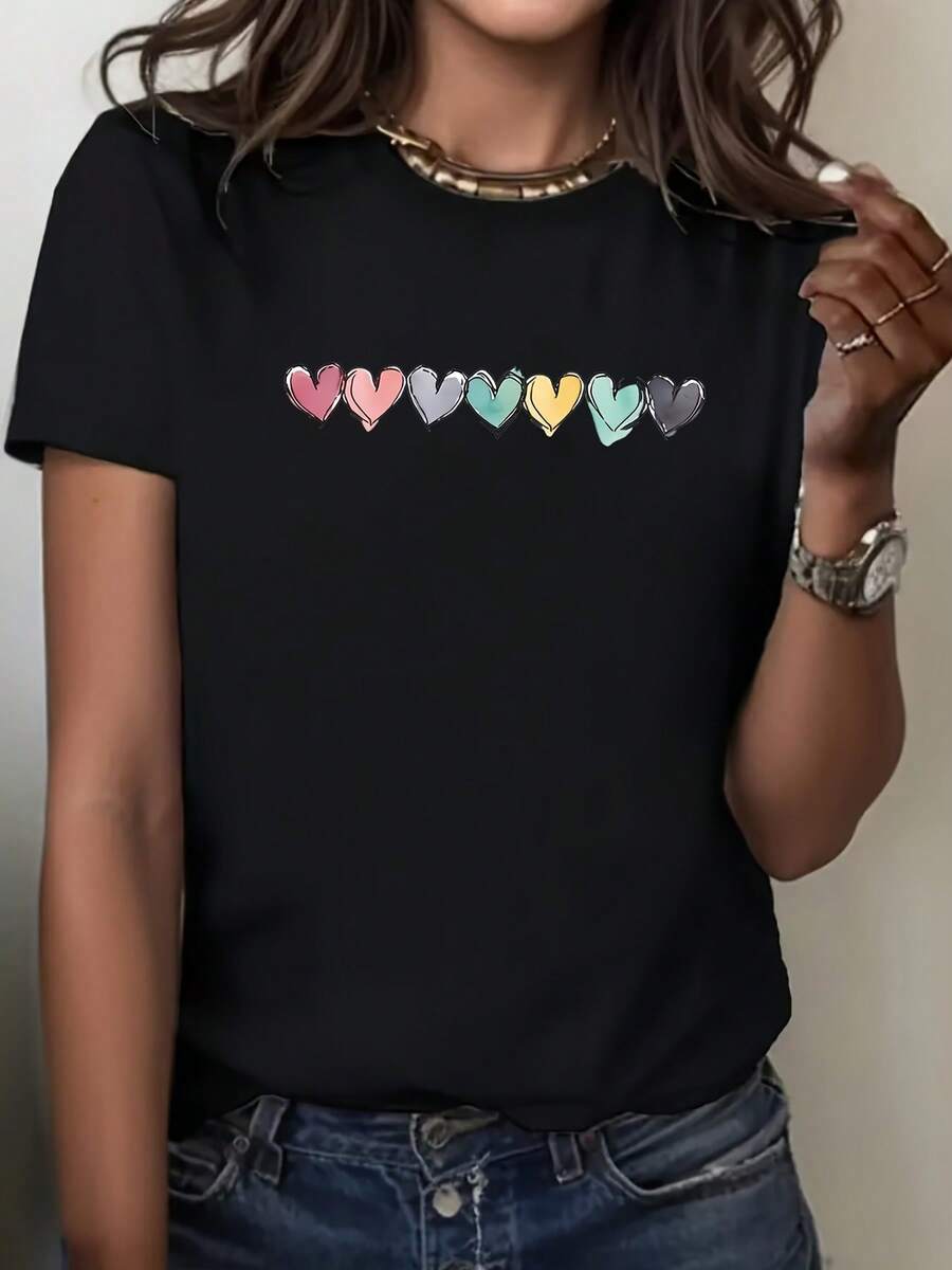 Women T-Shirts - Black - View 1