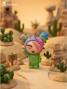 Officially Licensed Tokidoki Cactus Series Edgy Kawaii 3D Figure Desk Ornament - Multicolor - View 7