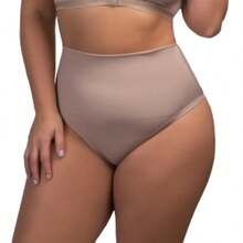 Kit 2 Calcinhas Cinta Plus Size Pala Dupla Cintura Alta até tamanho 56 - Multicolorido - Visão 5