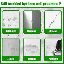 Wall Repair Paste Tool, Quick-Drying Wall Mending Agent For Cracks & Holes, Home Decor Repair Supply For Bathroom Decor & Home Renovation, Easy Application For Daily Home Fix - 1 Set/250g - View 6