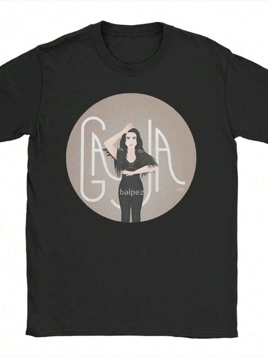 2026 Summer New Arrival [100% Cotton] Men's Queens Of The Stone Age Band T-Shirt, Vintage American Rock Music Cotton Tees, Printed Summer Tees, Oversized Tees. Loose, Casual, Fashionable, Suitable For Commuting, Daily Wear - 黑色 22 - 查看 1