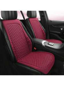 1 Piece Comfortable And Breathable Car Front Seat Cover, Simple Premium Cover With Non-Slip Protective Padding, Fits Most Cars - Multicolor - View 3