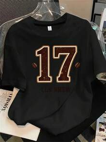 Halloween Graphic T-Shirt - Black - View 1