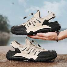 Men Sandals - Beige - View 1