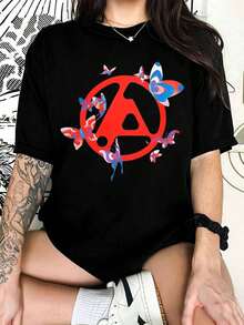 Women T-Shirts - Black - View 1
