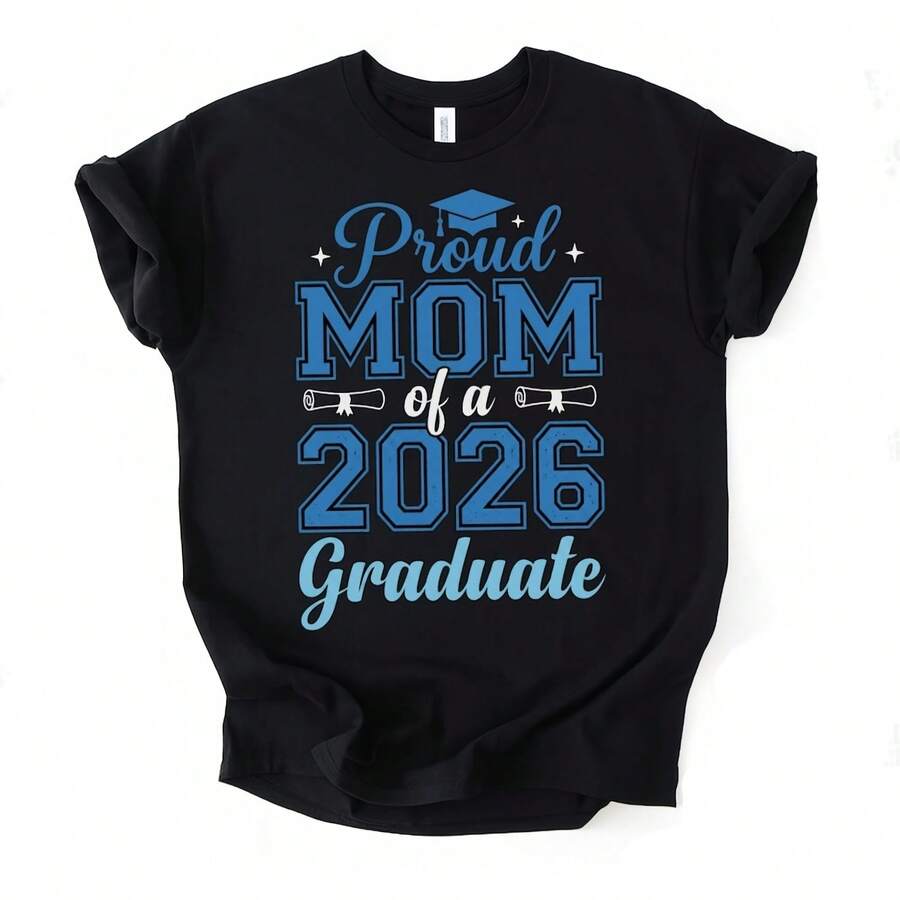 Proud Mom 06 Graduate Shirt, Graduation Gift for Mom, Future Graduate Tee, Class of 06 rel, Mom Graduation Sweahirt, Hoodie - Negro - Ver 1