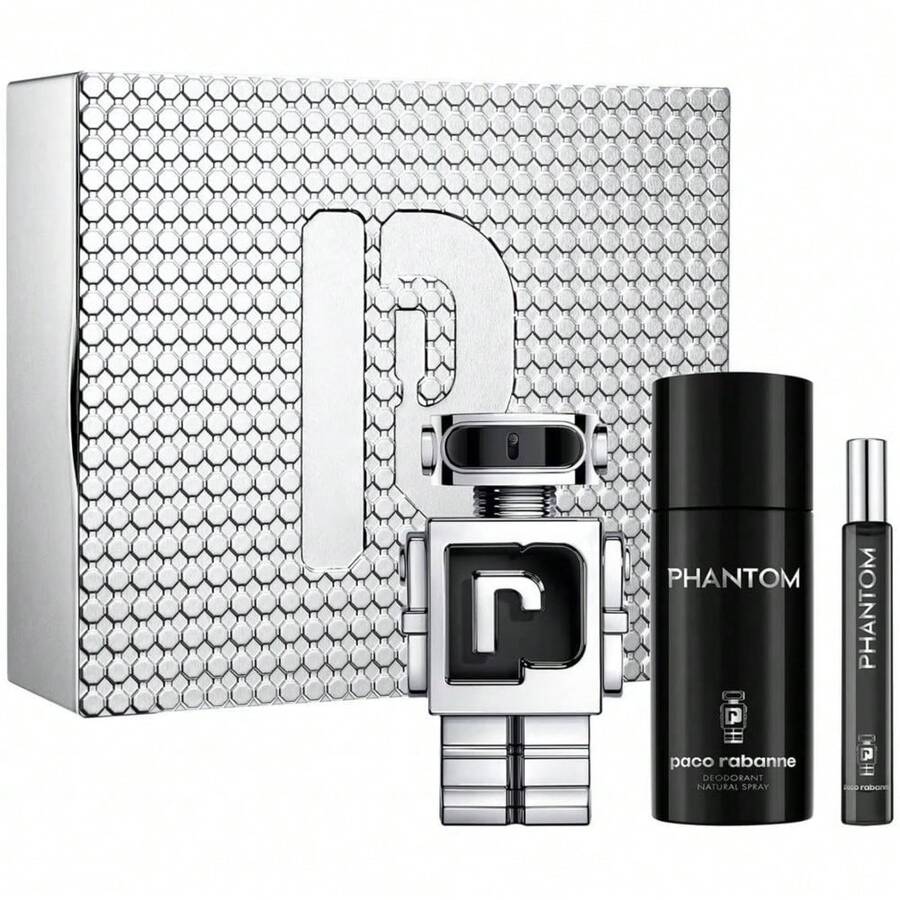Paco Rabanne Phantom Giftset 100ml EDT Spray + Deodorant 150ml + EDT 10ml - Gifts - View 1