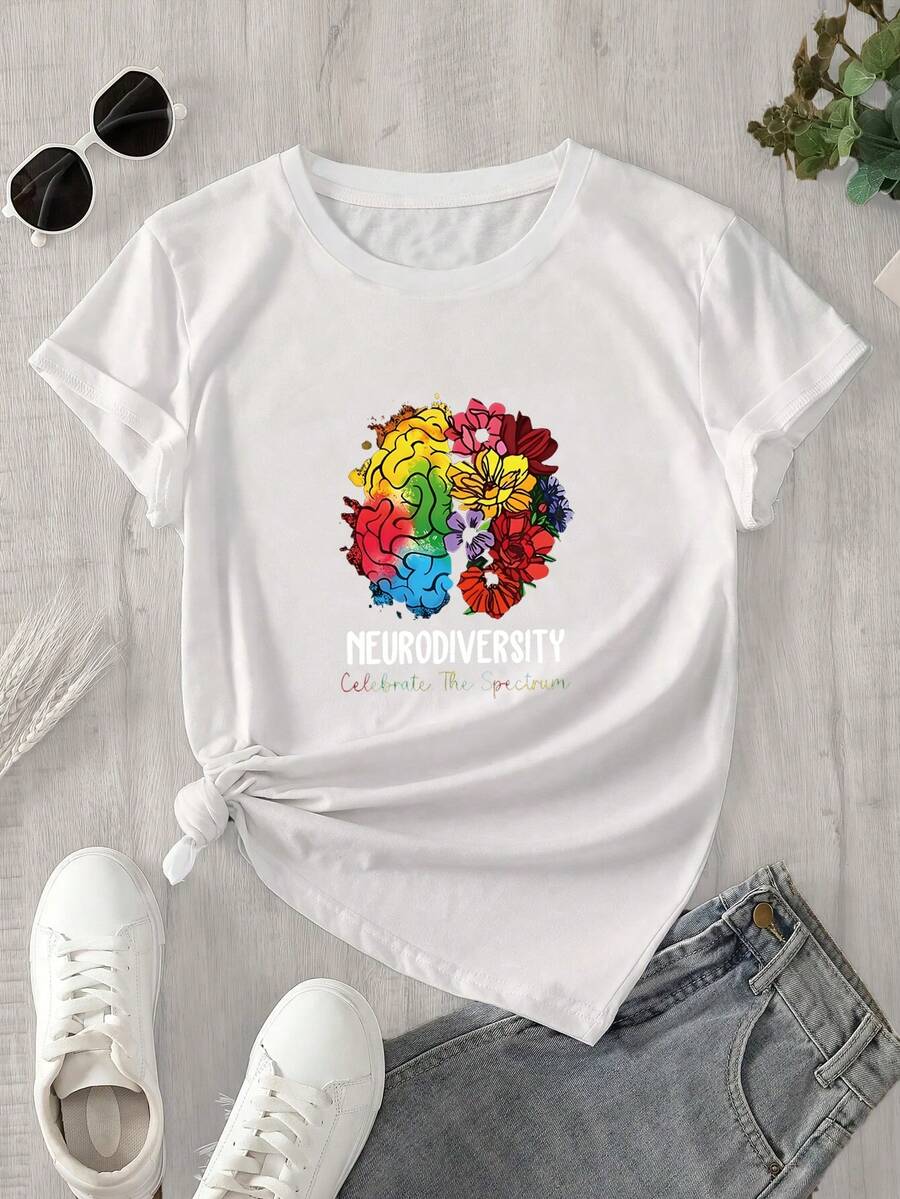 Halloween Graphic T-Shirt - White - View 1